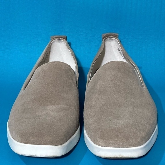 Franco Sarto Womens Boston Tan Suede Square-Toe SlipOn Casual Loafer Shoes SZ 10 - Picture 3 of 11